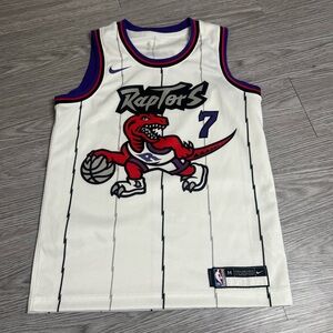 Kyle Lowry Nike Swingman Toronto Raptors Jersey Youth Medium #7 Retro Throwback